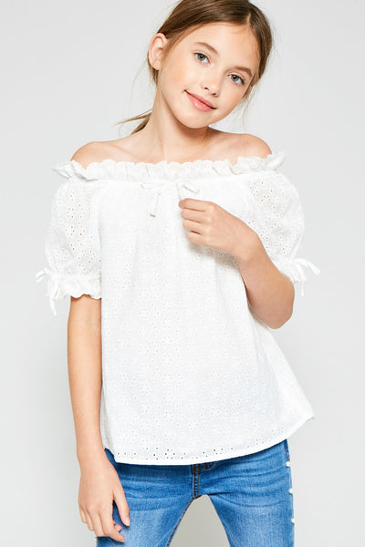むぎちゃむFRILL HALF SLEEVE HAND KNIT TOPS 11754b297d30ebf4c4e8dd1dfd06be