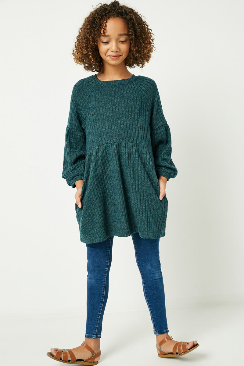 Girls Ribbed Mini Modest Dresses | Cute Girls' Clothes Hunter Green / S Hunter Green Girl's Dresses Mini Dresses Hayden Girls Girls Ribbed Mini Modest Dresses | Cute Girls' Clothes Hunter Green / S Hunter Green Girl's Dresses Mini Dresses Hayden Girls