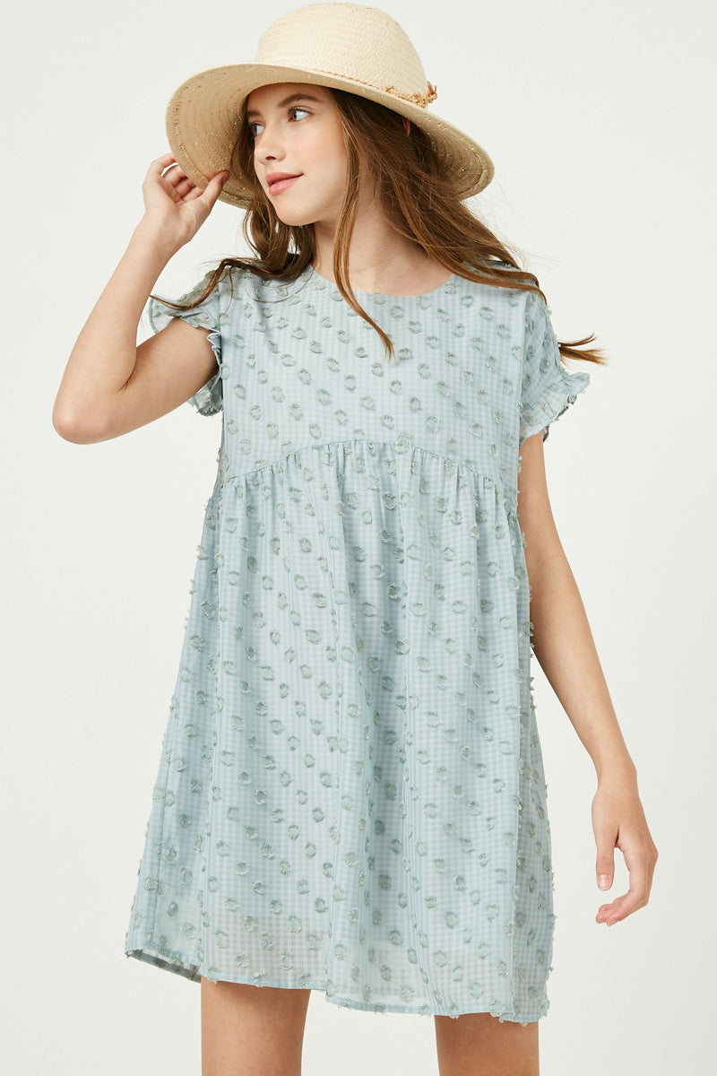 princess polly baby blue dress Pace Tunic Dress | Large Blue Cotton Cambric Dress main image 0