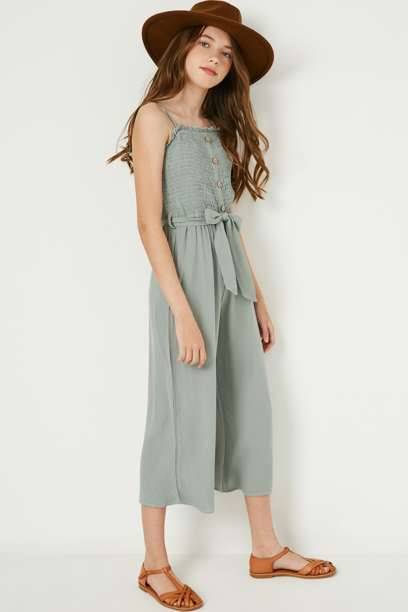 cute jumpsuit dress Minimally Casual Sleeveless Shoulder Strap Pleated Solid Color Suspender Jumpsuit Long Skirt A Line Skirt Maxi Summer Dress for Women Cute Dresses for Women Long Tie Waist Dress Casual Dress with -