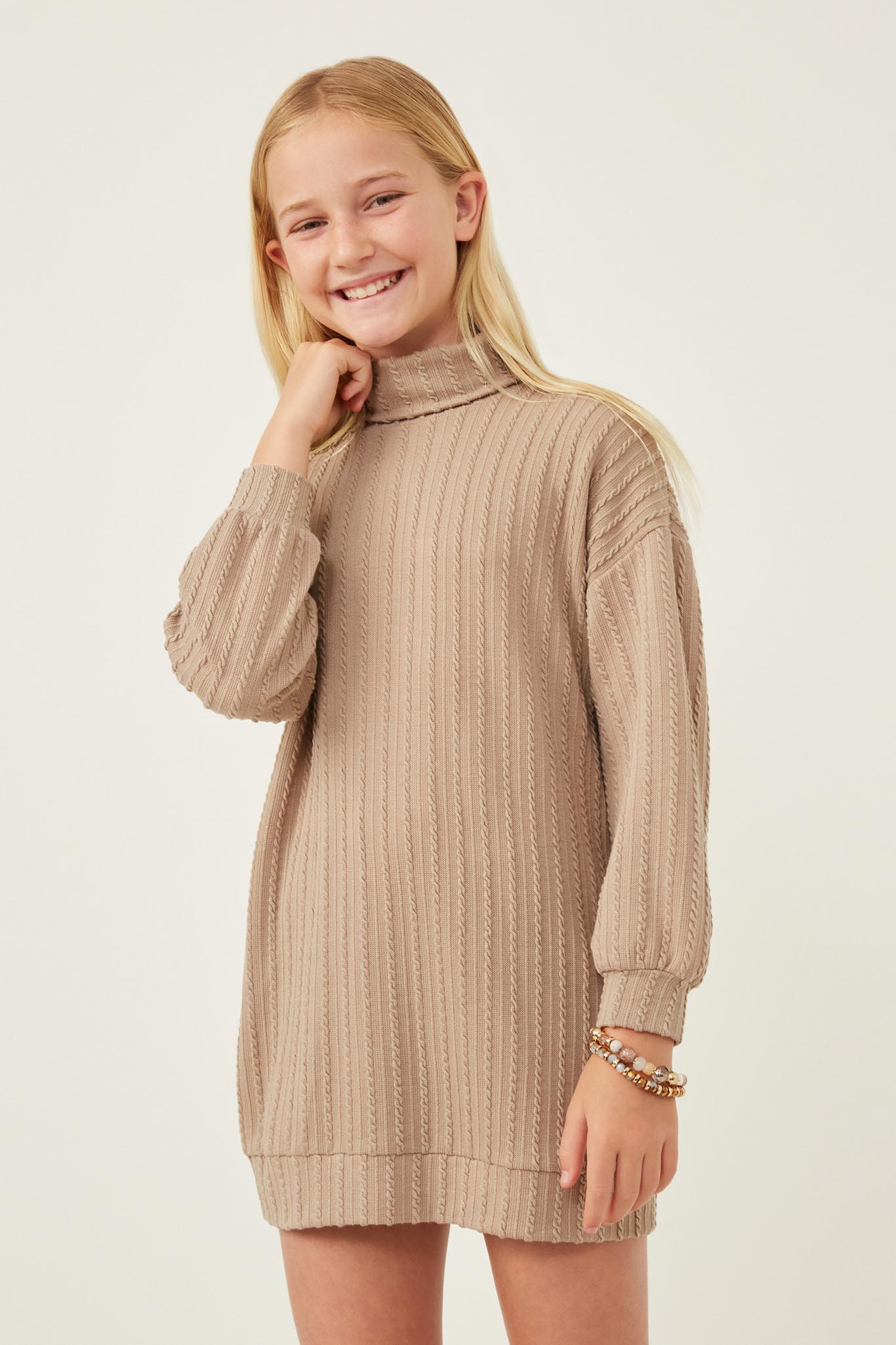 Cable Knit Tunics for Girls