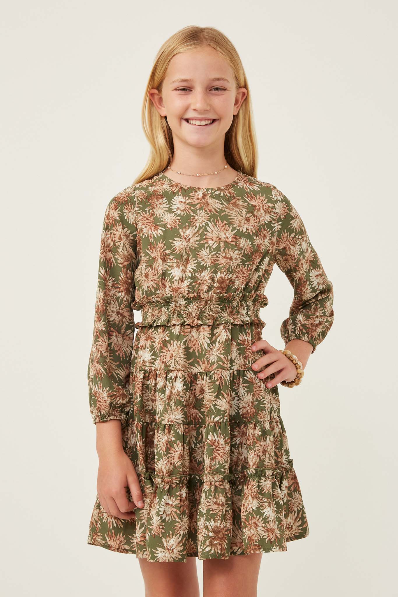 blue dress for baby girl Girl Floral Dress