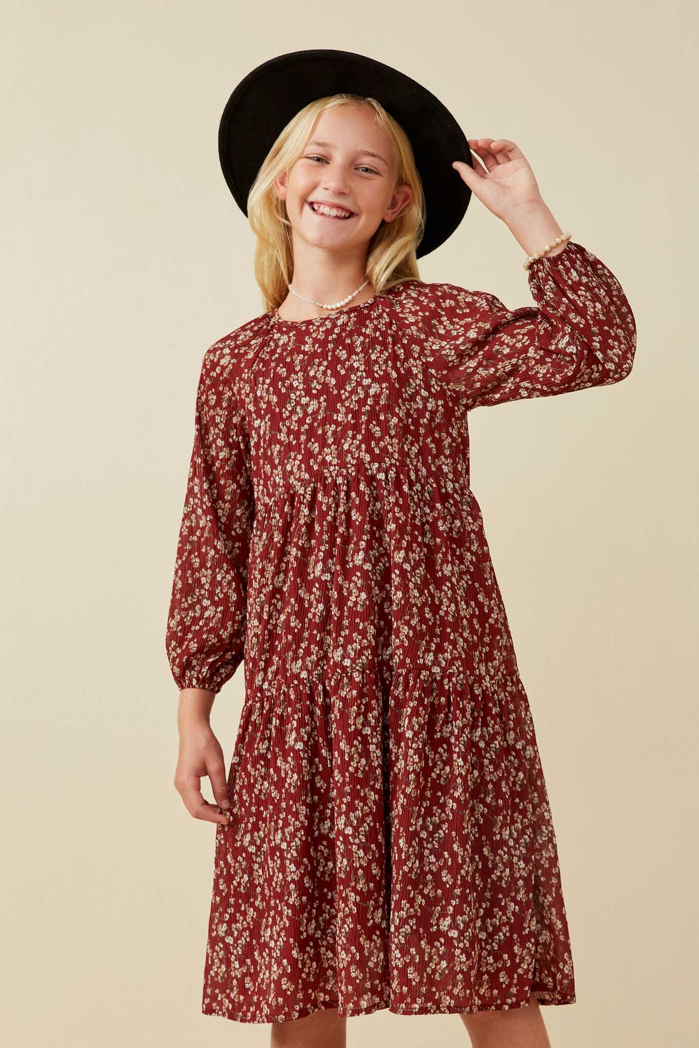 Girls Floral Casual Dresses | Cute Girls' Clothes Hayden Girls Girls Floral Casual Dresses | Cute Girls' Clothes Hayden Girls
