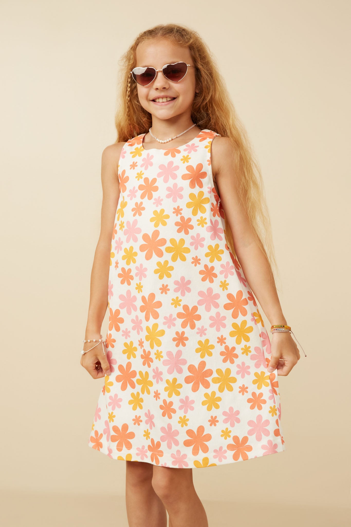 fitted lace wedding dress Retro Print Tank Dress for Girls