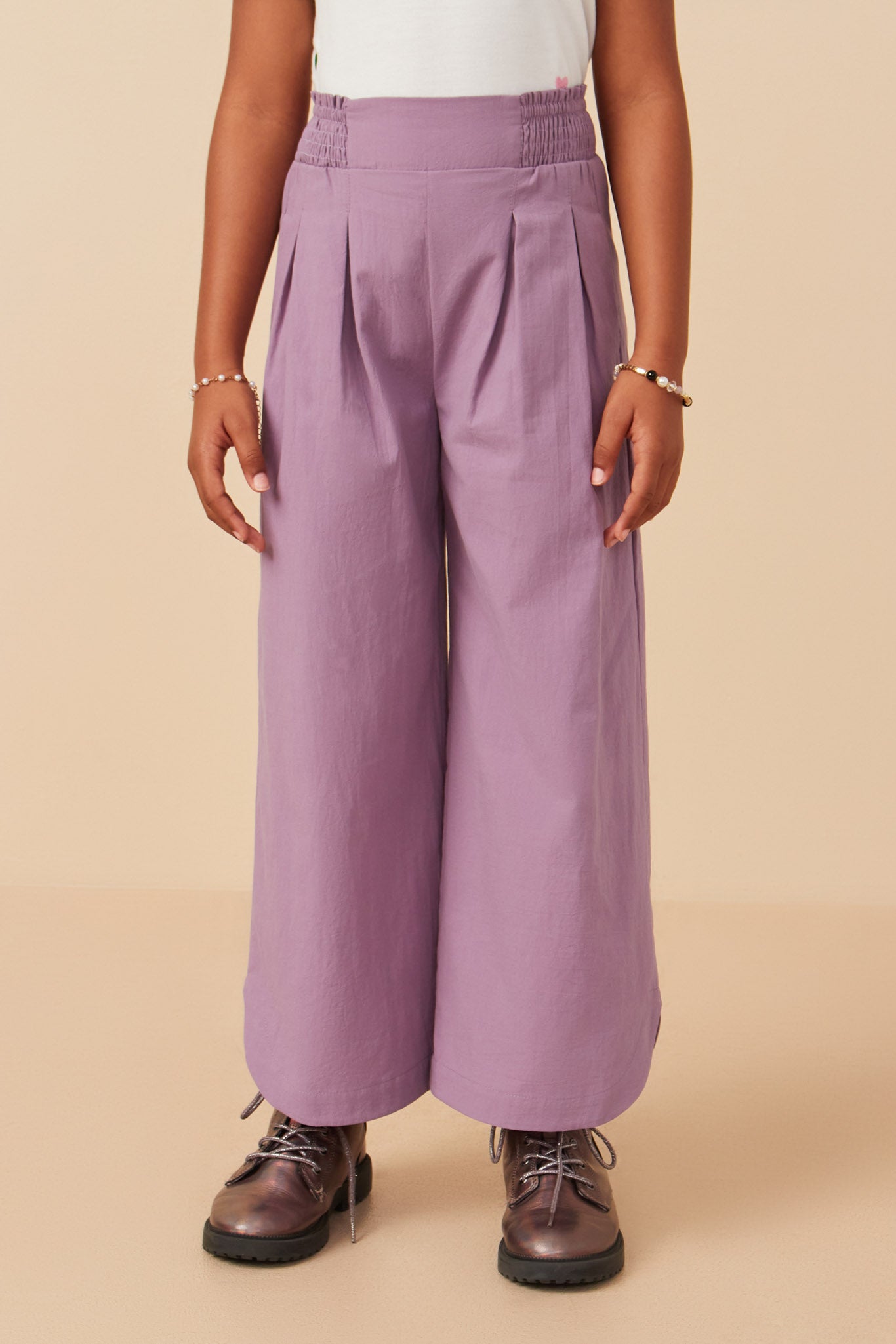 pleated wide leg dress pants Wide Leg Pant With Front Pleat