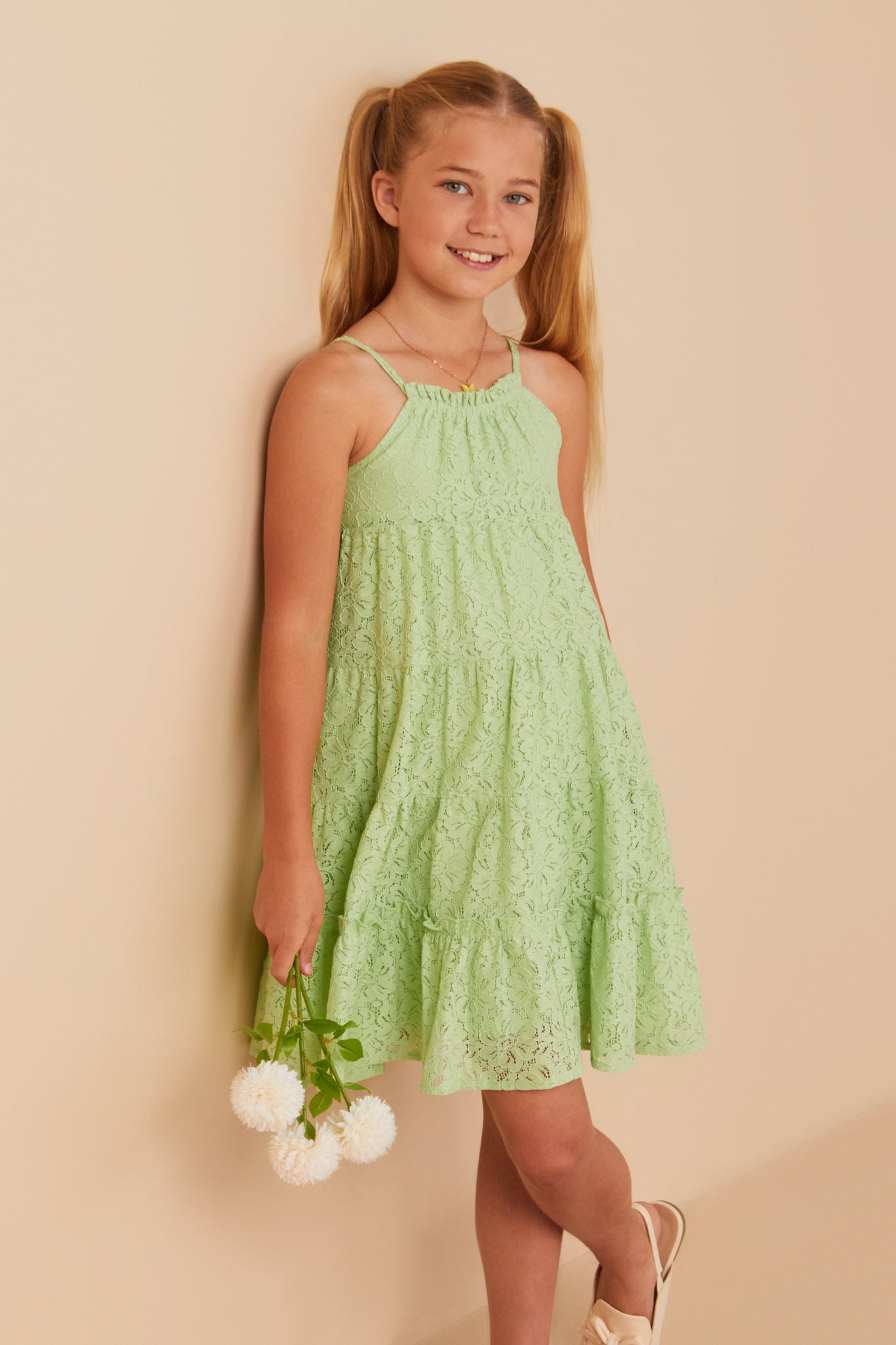 Girls Floral Crochet Tank Dress | Cute Girls' Clothes Mint / L Mint *Girl's Dresses Midi Dresses Hayden Girls Girls Floral Crochet Tank Dress | Cute Girls' Clothes Mint / L Mint *Girl's Dresses Midi Dresses Hayden Girls
