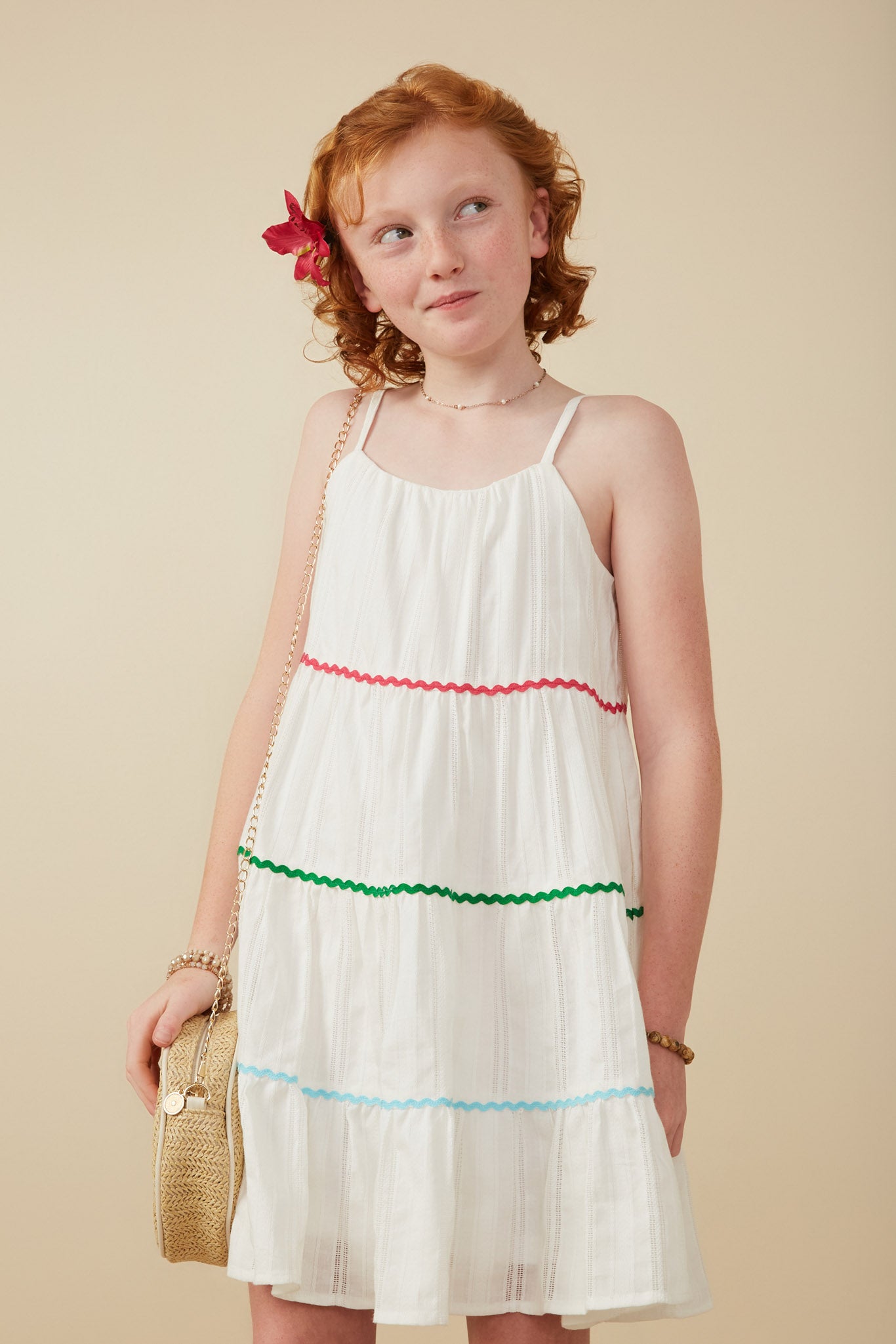 lace trim tank dress Lace Trim Tank Dress w/Slit