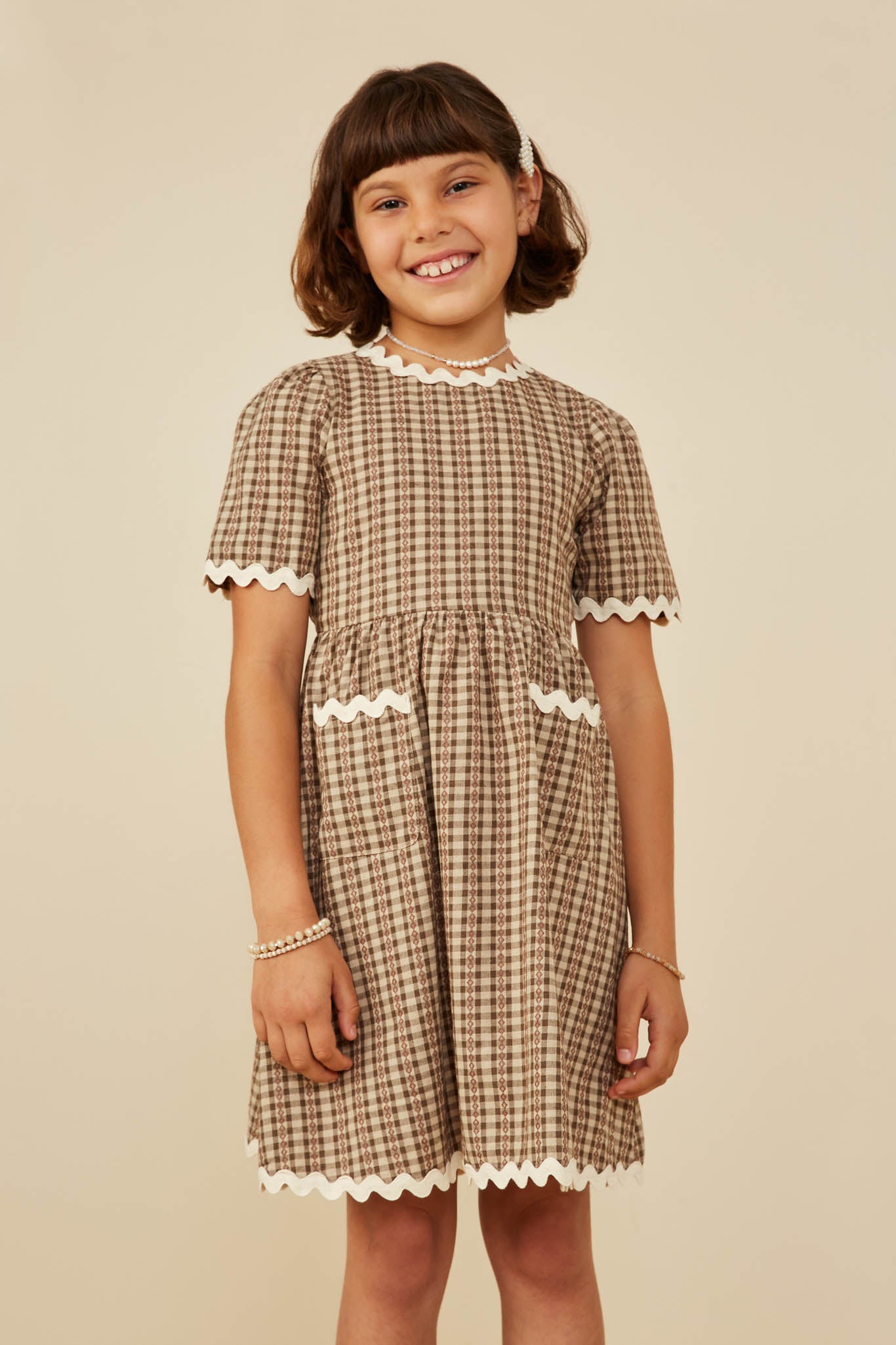 Girls Trimmed Pocketed Twill Dress | Cute Girls' Clothes Olive / L Olive *Girl's Dresses Midi Dresses Hayden Girls Girls Trimmed Pocketed Twill Dress | Cute Girls' Clothes Olive / L Olive *Girl's Dresses Midi Dresses Hayden Girls