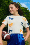 Elastic Waist Sequined Shorts