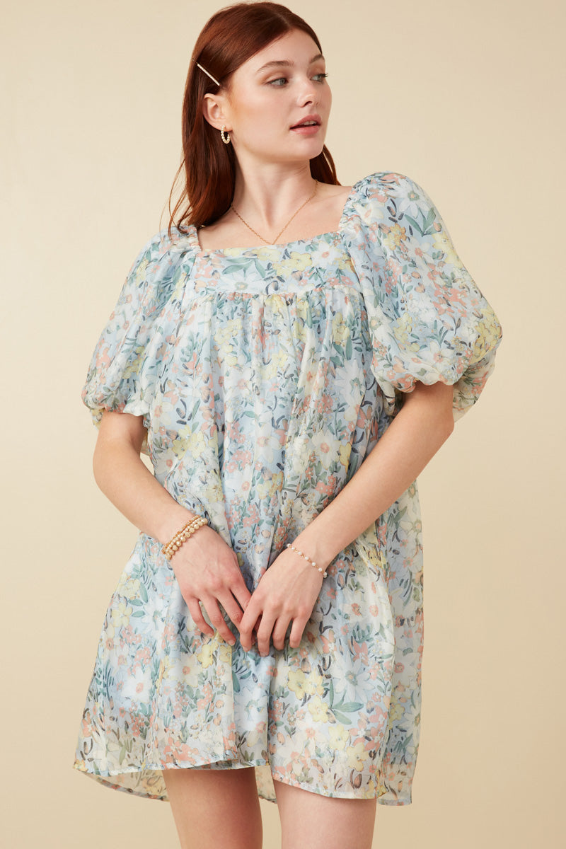 Womens Floral Organza Dress | Mommy and Me – Hayden Girls