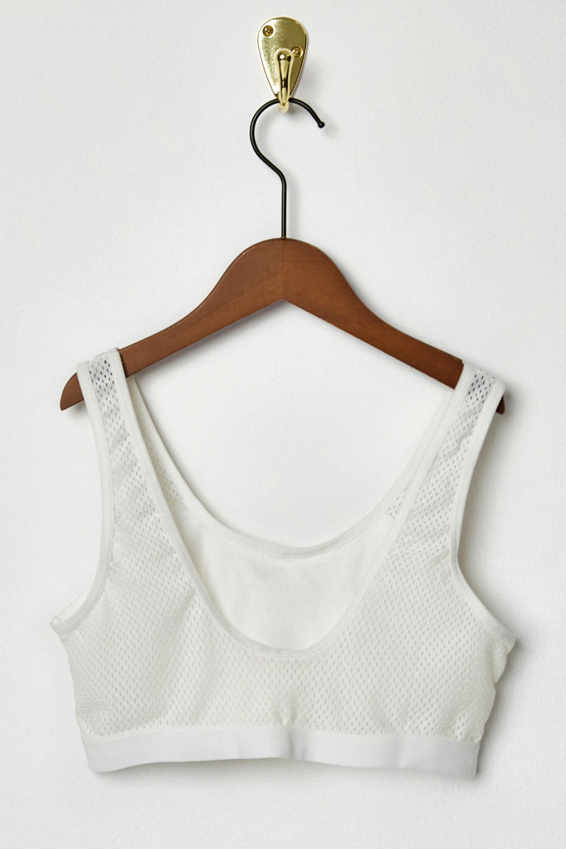 Pull-On Mesh Bralette