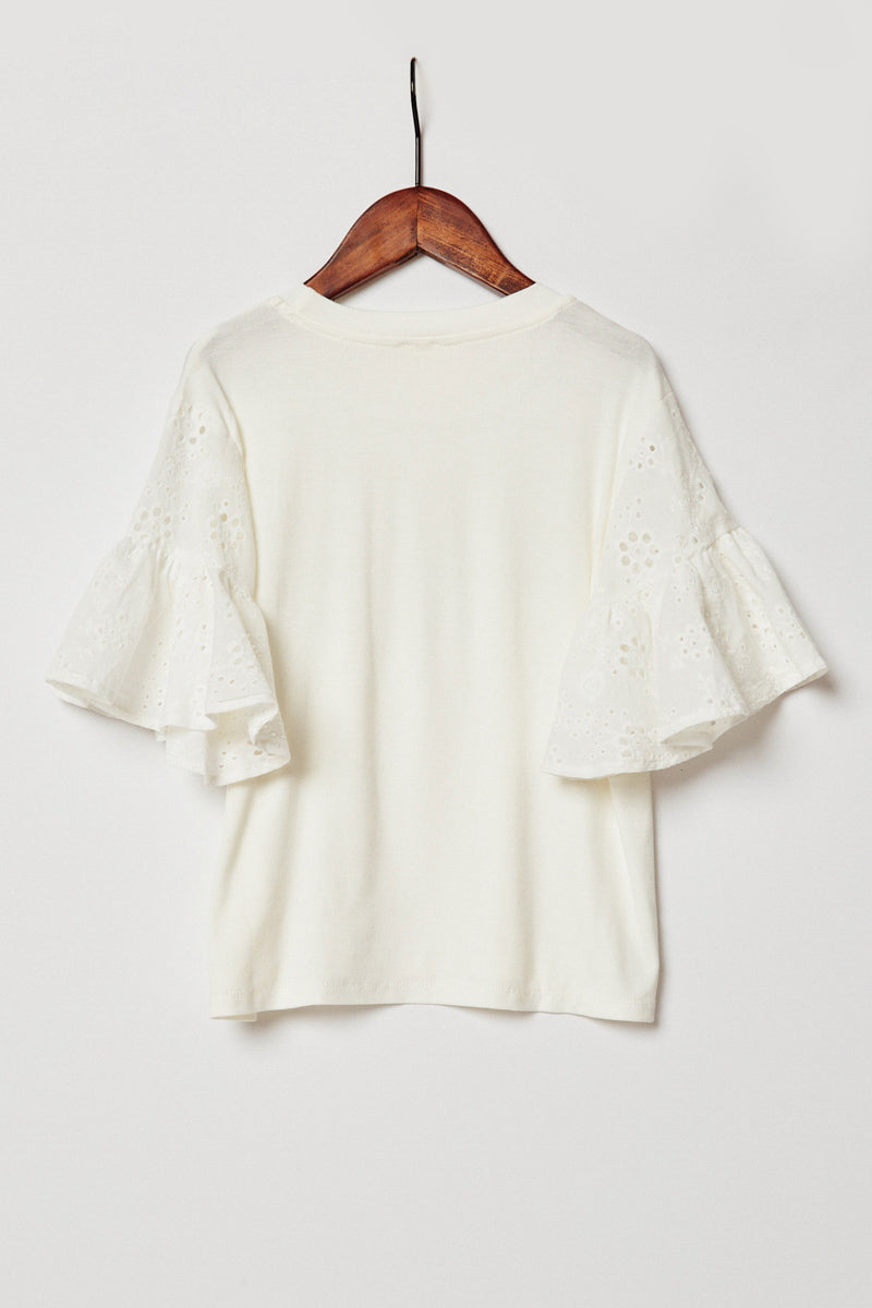 Ruffle Lace Top