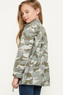G1488 CAMO Camo Cargo Jacket Back