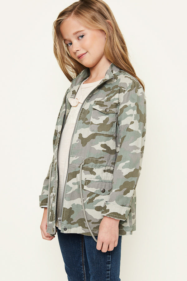 G1488 CAMO Camo Cargo Jacket Alternate Angle