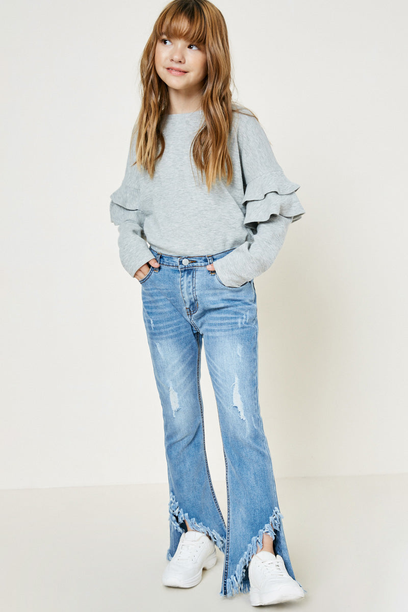 エックスガール X-girl DISTRESSED 2TONE DENIM S X-girl ( エックスガール ) - DISTRESSED 2TONE DENIM - FAITHWEB