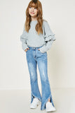 G2100 MID DENIM Distressed Jeans Front