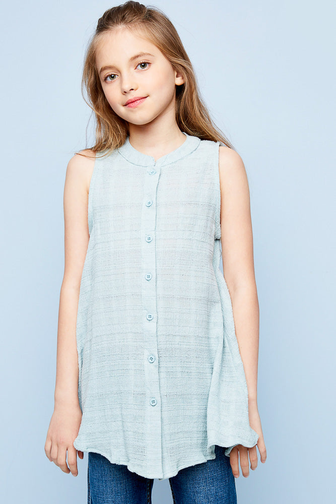 Girls' Sleeveless Hi Low Dress Girls' Sleeveless Hi Low Dress