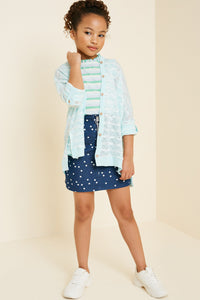 G3500-ICE Lightweight Knit Textured Cardigan Alternate Angle