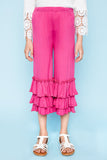 Ruffled Capri Pant