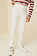 G3943 BLACK High-Rise Stretch Skinny Jeans Front