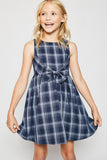 Plaid Mini Bow Dress