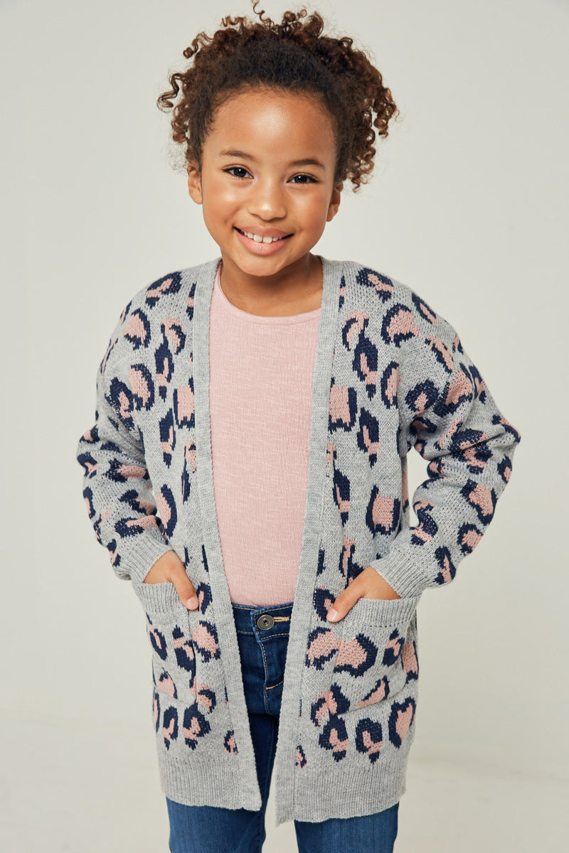 Girls' Leopard Knit Cardigans | Cute Girls' Clothes – Hayden Girls
