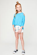 G5181 AQUA Cut Out Tee Alternate Angle