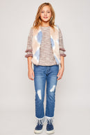 G5671 COTTON CANDY Cotton Candy Faux Fur Vest Alternate Angle