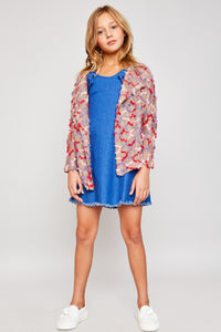 G6096 Mocha Knit Cardigan Full Body