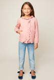G6099 MUSTARD Candy Poplin Jacket Alternate Angle