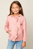 G6099 MUSTARD Candy Poplin Jacket Front