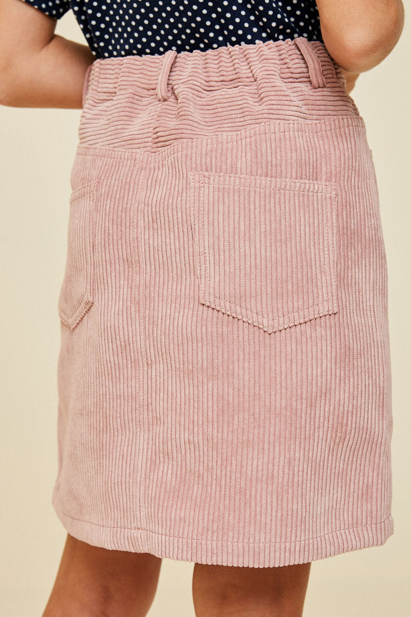Corduroy Mini Skirt