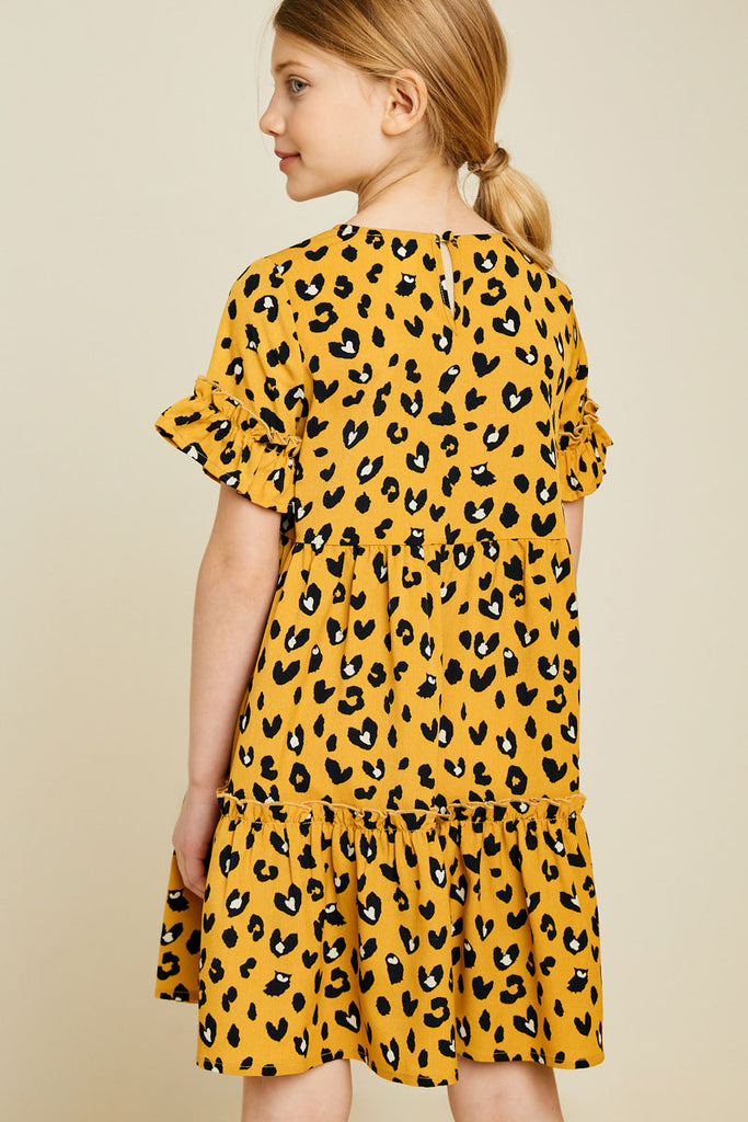 Mustard babydoll dress online