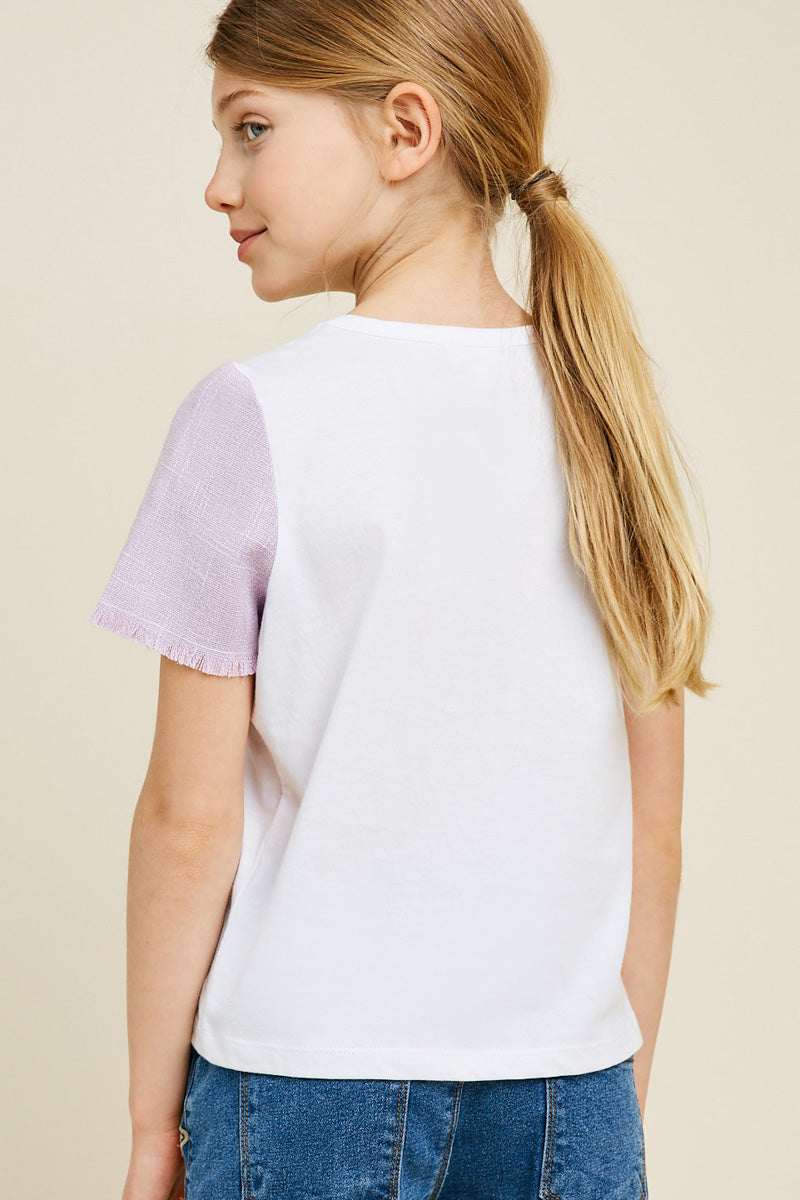 Contrast Sleeve T-Shirt