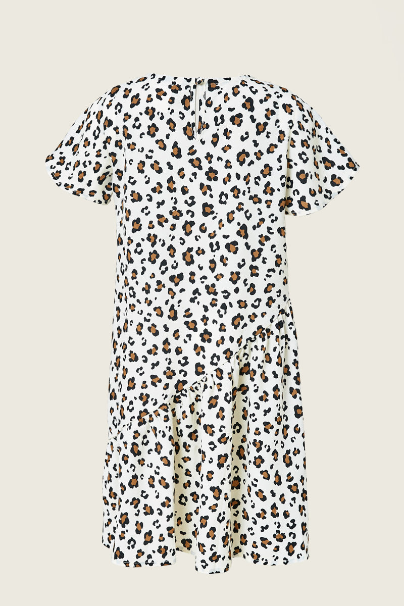 Leopard Mini Swing Dress