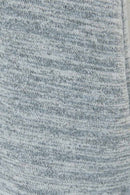 G8249-GREY Knit V-Neck T-Shirt Detail