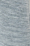 G8249-GREY Knit V-Neck T-Shirt Detail