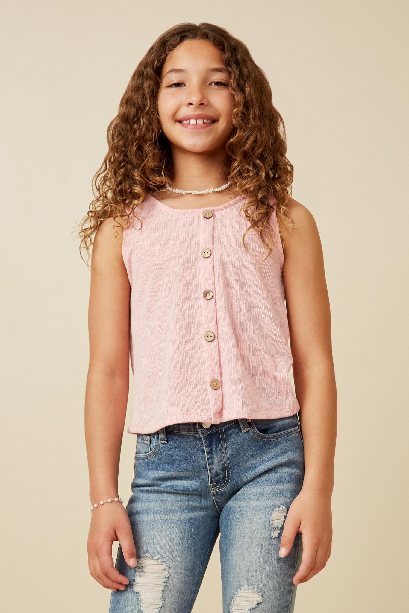Girls Detail Knit Tank | Cute Girls' Clothes – Hayden Girls
