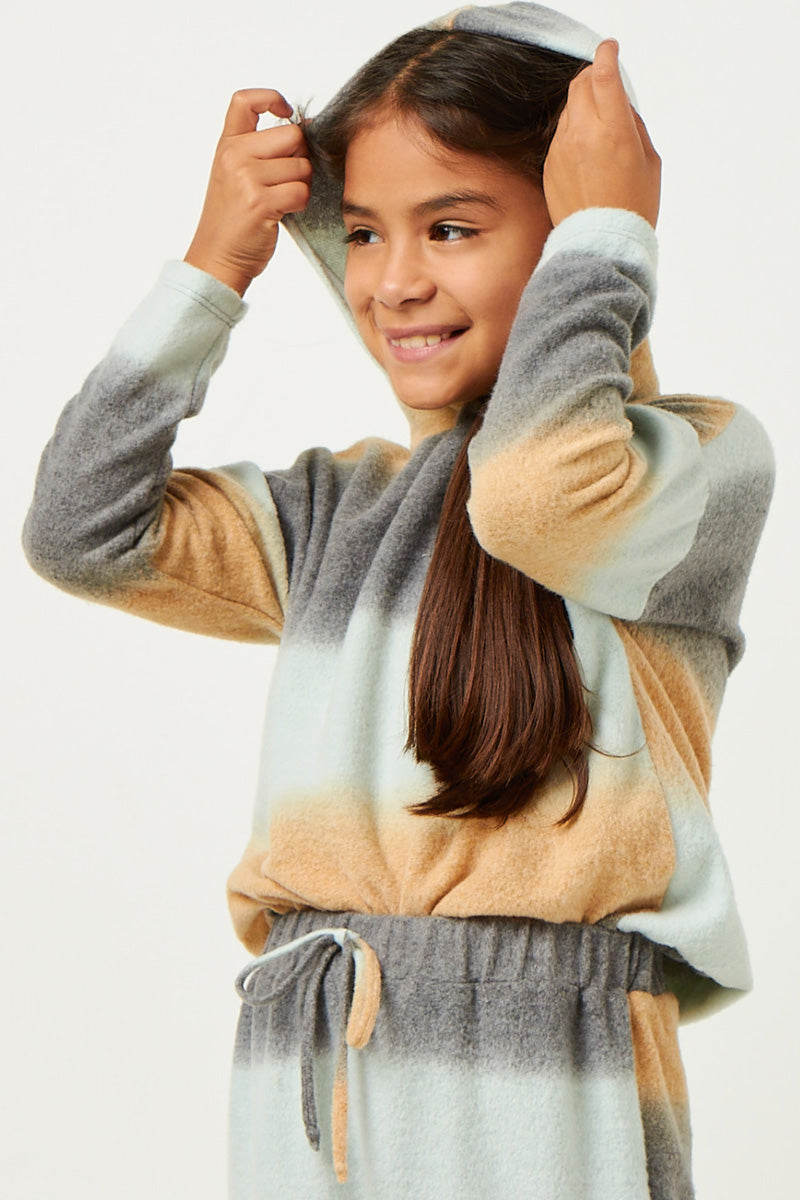 【美品】BEEDEN SHEER STRIPE HOODIE TOP Girls Striped Hoodie | Cute Girls' Clothes – Hayden Girls