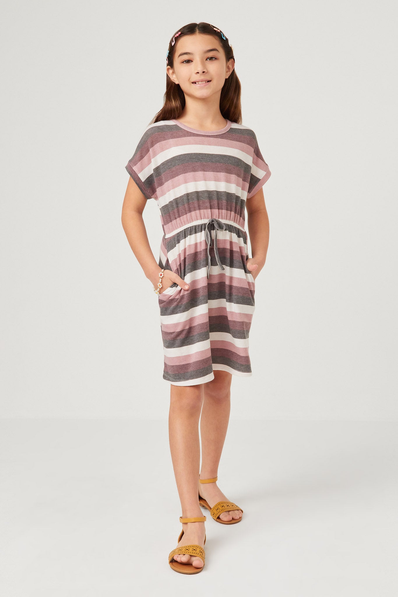 Girls Striped Casual Dresses | Cute Girls' Clothes Pink Mix / S Pink Mix Girl's Dresses Mini Dresses Hayden Girls Girls Striped Casual Dresses | Cute Girls' Clothes Pink Mix / S Pink Mix Girl's Dresses Mini Dresses Hayden Girls