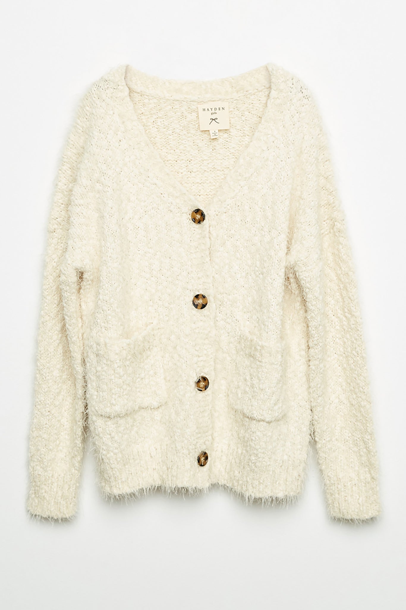 Fuzzy Knit Cardigan
