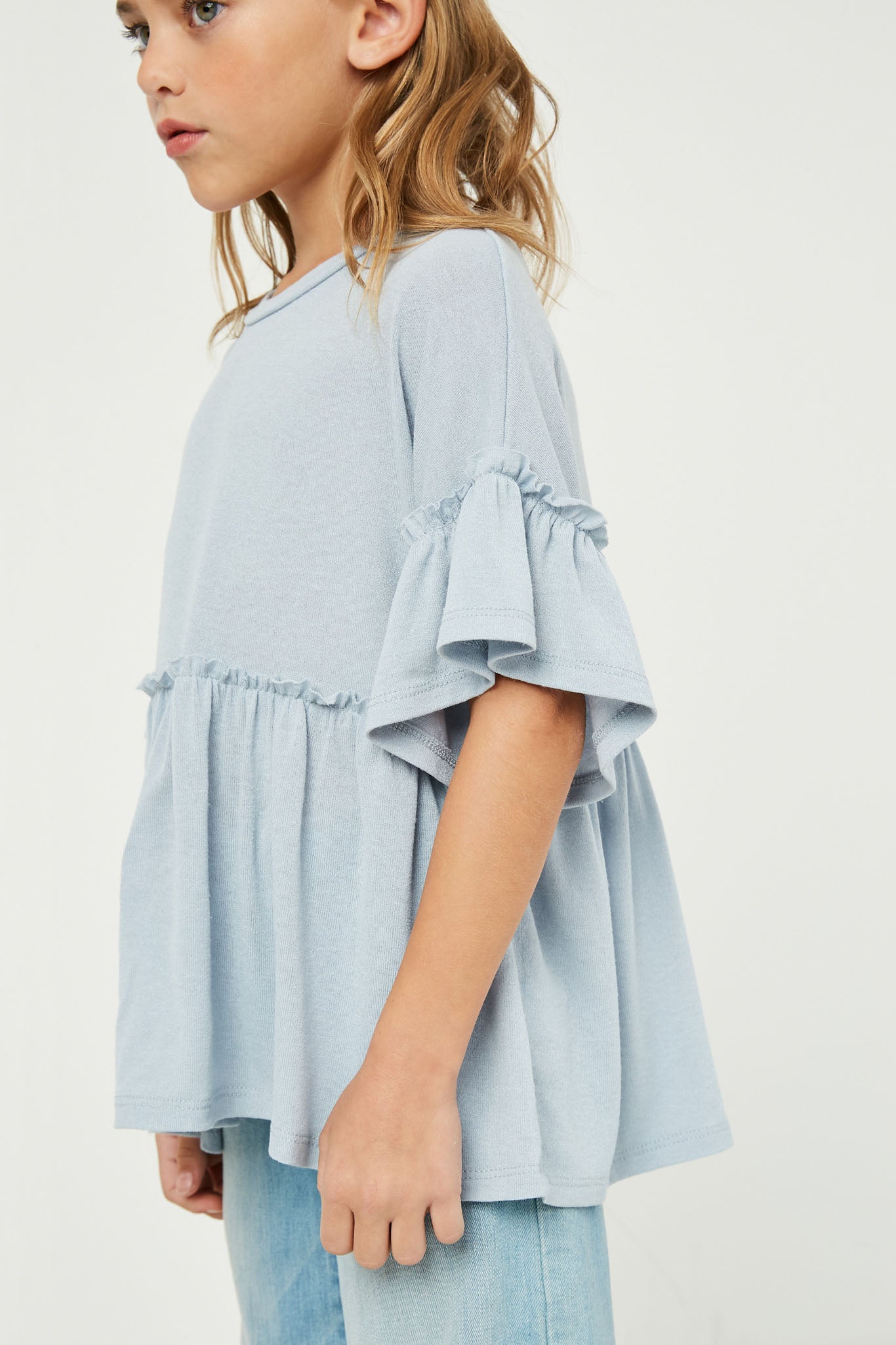 Ruffle Knit Top