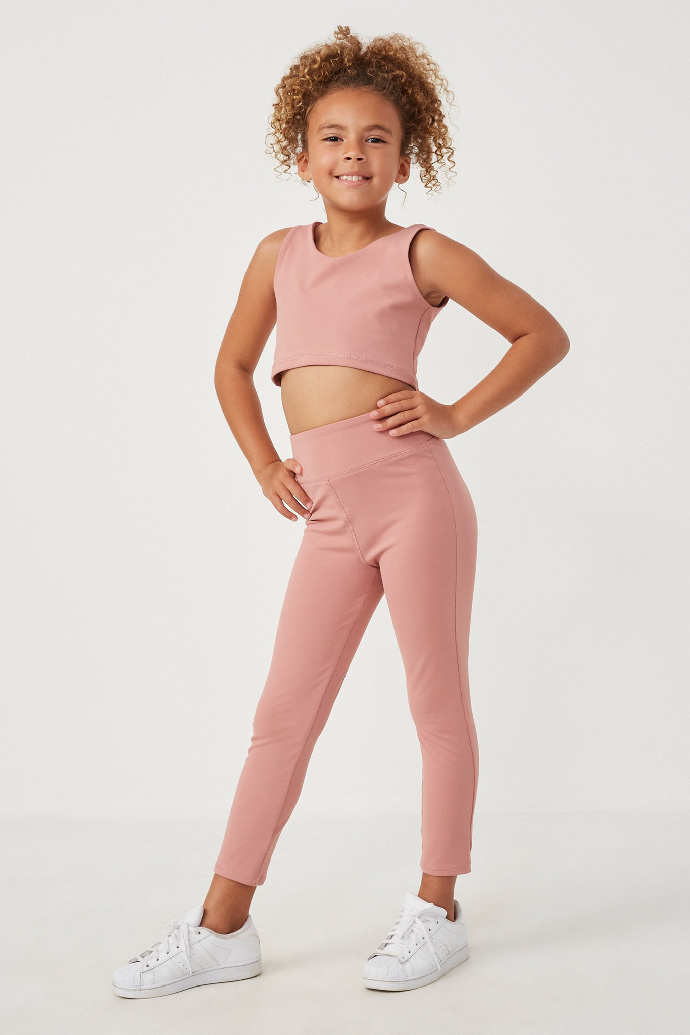 V Neck Cropped Active Tank