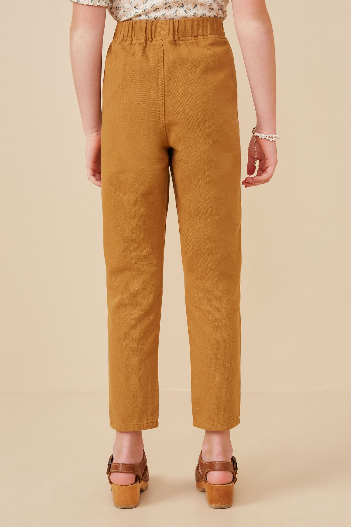 Girl Tapered Dress Pants | Cute Girls' Clothes Mustard / XL Mustard *Girl's Bottoms Pants Hayden Girls Girl Tapered Dress Pants | Cute Girls' Clothes Mustard / XL Mustard *Girl's Bottoms Pants Hayden Girls