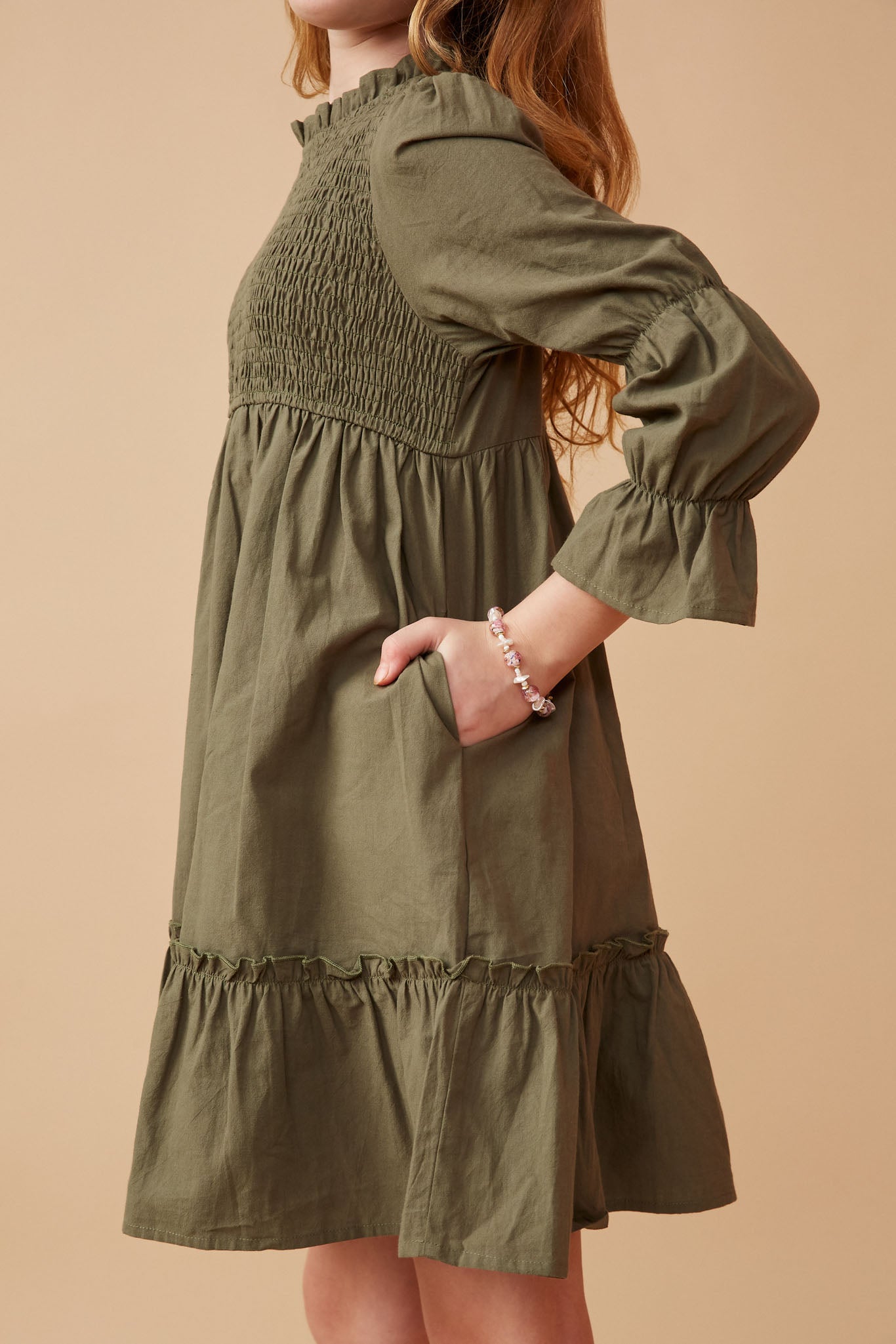 Girls Smocked Casual Dresses Girls Smocked Casual Dresses