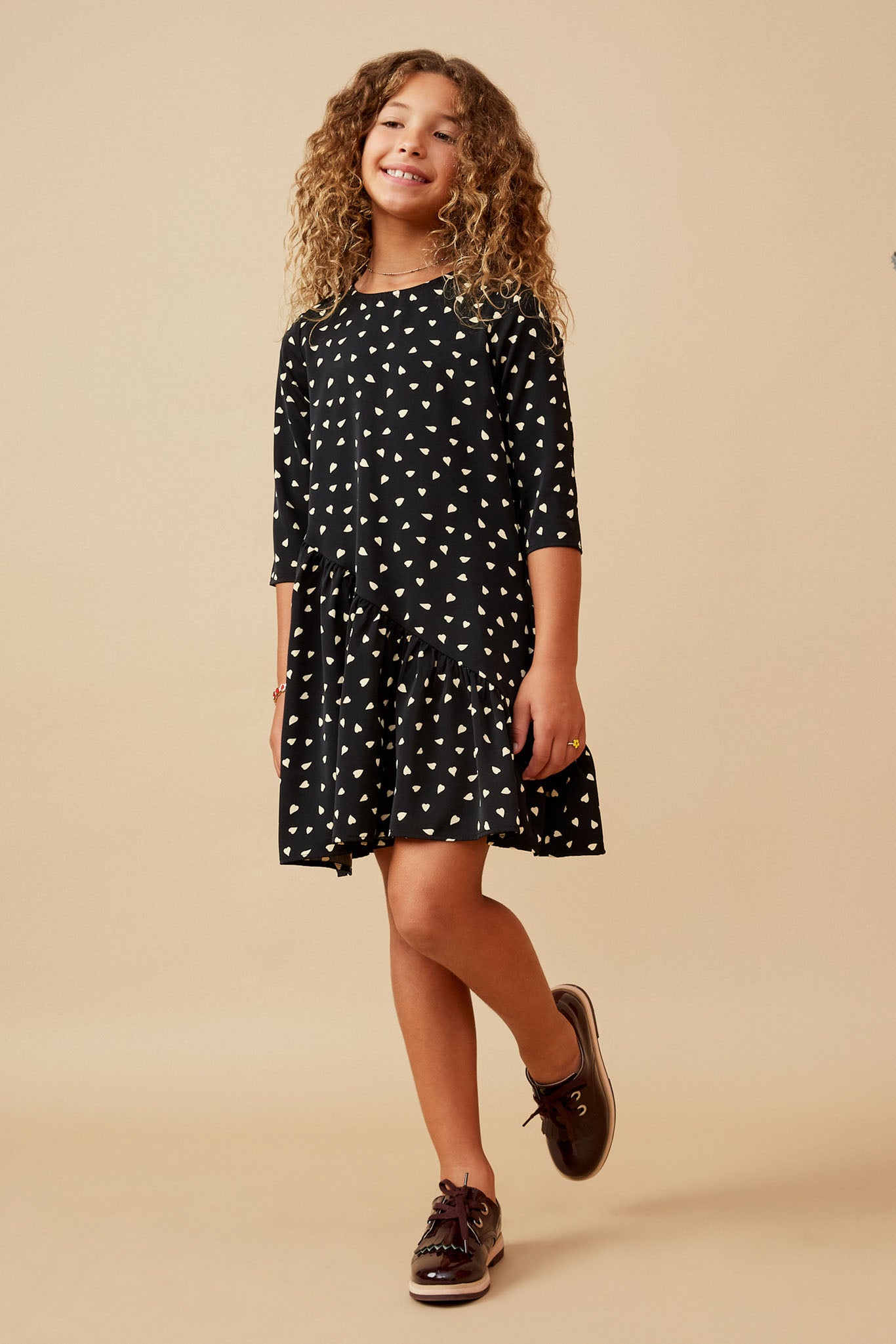 Girls Asymmetric Casual Dresses
