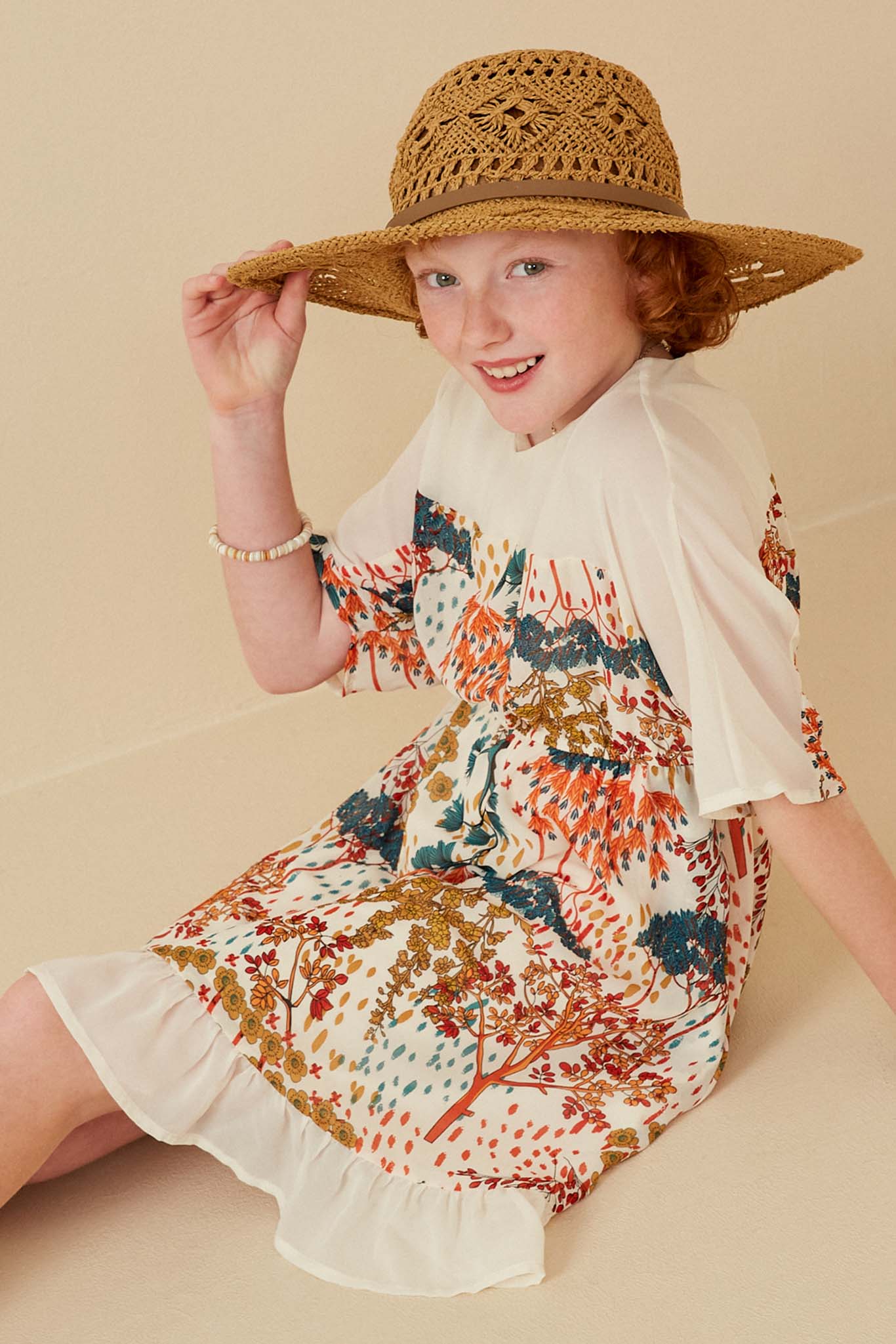 Girls Dolman Sleeve Dress