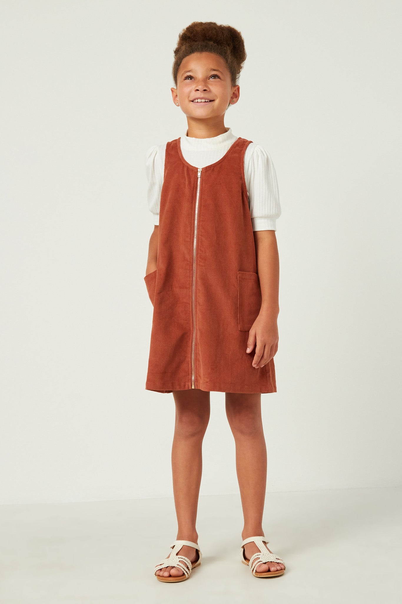 Corduroy Girls Casual Dresses
