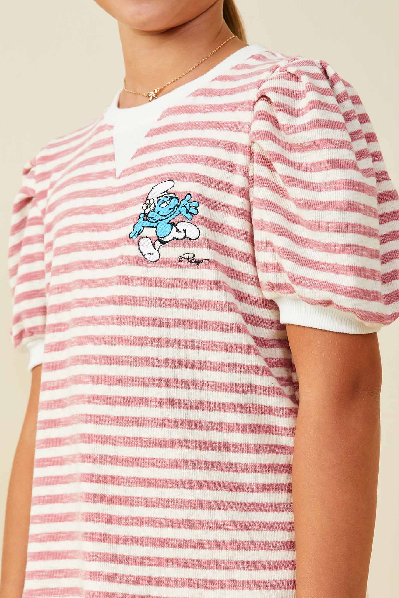 smurfette pink dress 20835 Smurfette Girl Blossom 2022