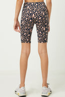 GY1198 Leopard Girls Leopard High Rise Short Back